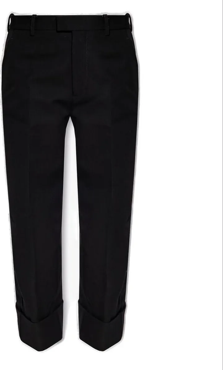 Bottega Veneta Pleated Front Cropped Trousers