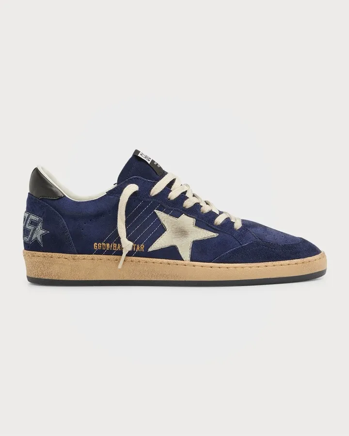 Men's Ball Star Suede Low-Top Sneakers