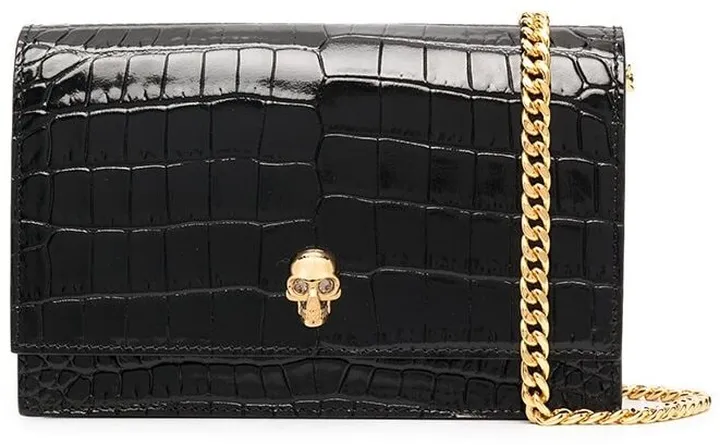 Skull Motif Crossbody Bag