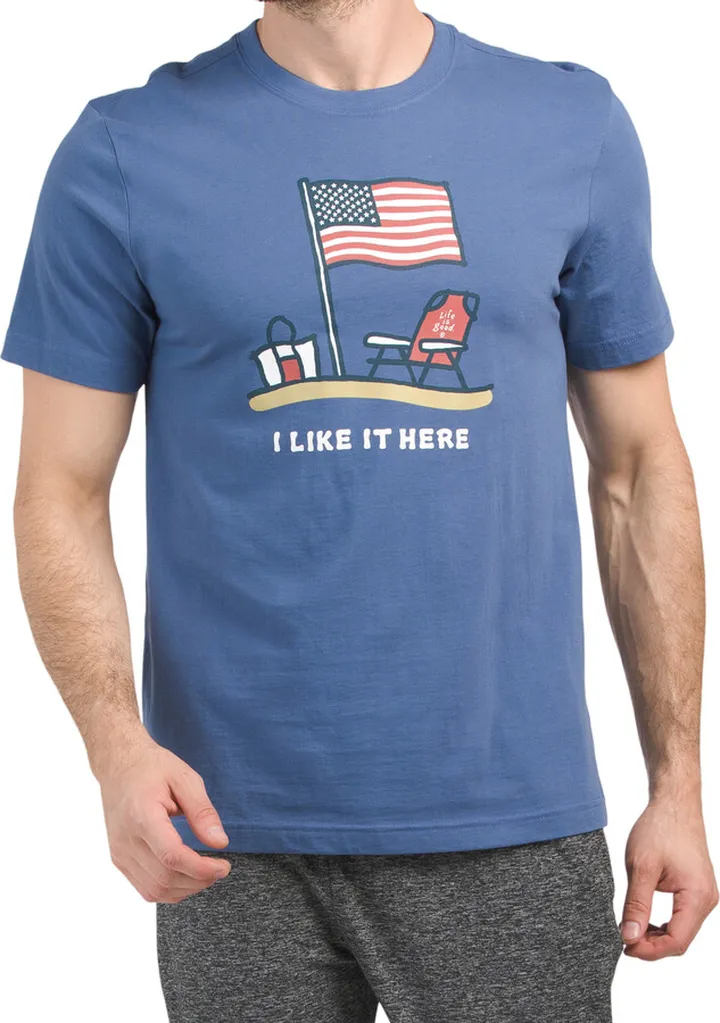 I Like It Here Americana Graphic Tee