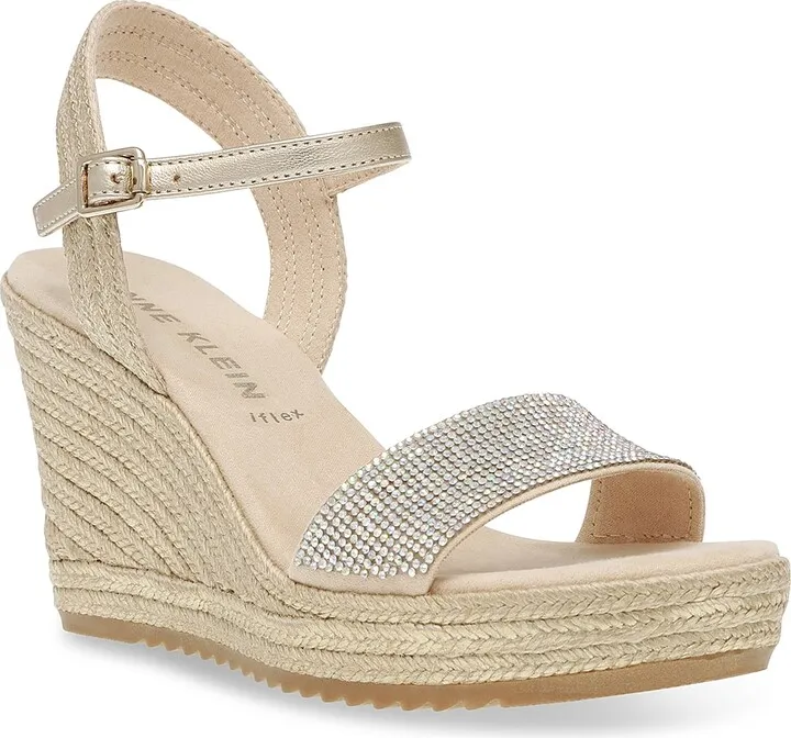 Anne Klein Wella Espadrille Wedge Sandal