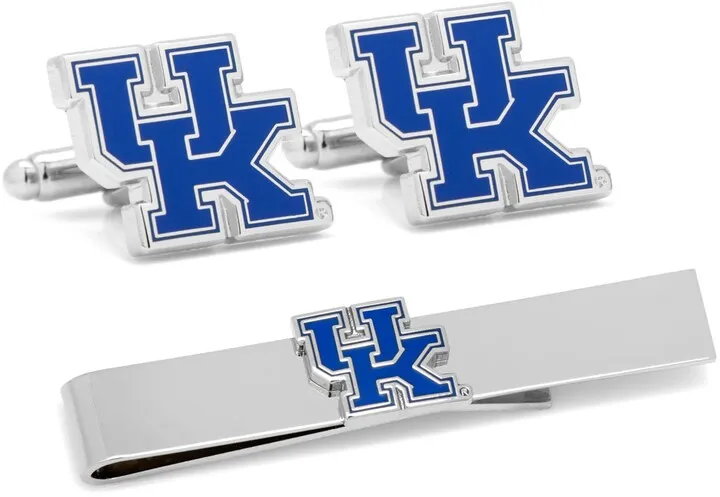NCAA Kentucky Wildcats Cuff Links & Tie Bar