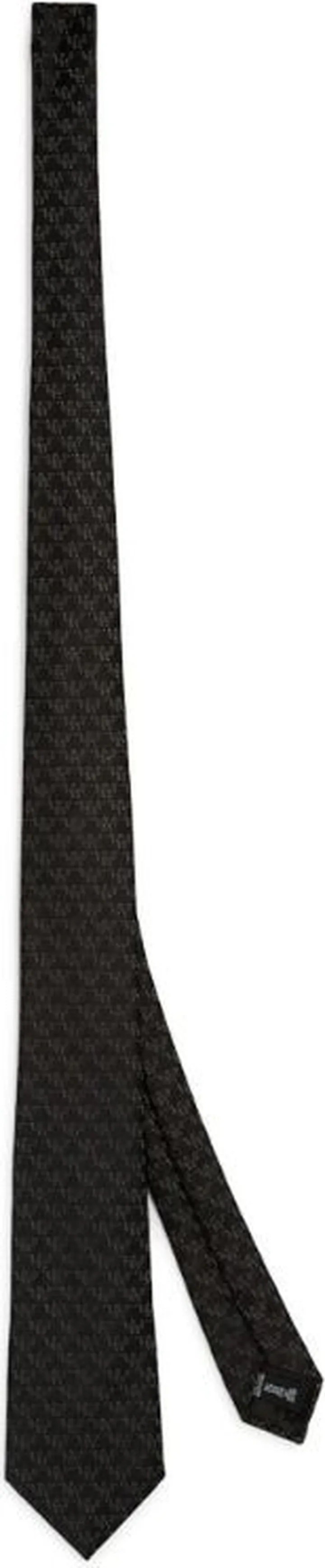 Emporio Armani Silk-Cotton Jacquard Tie