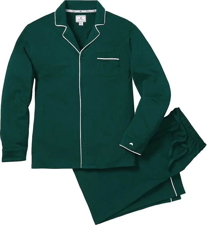 2-Piece Luxe Pima Evergreen Pajama Set
