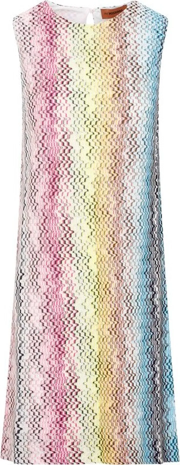 Missoni Zig-Zag Woven Sleeveless Mini Dress