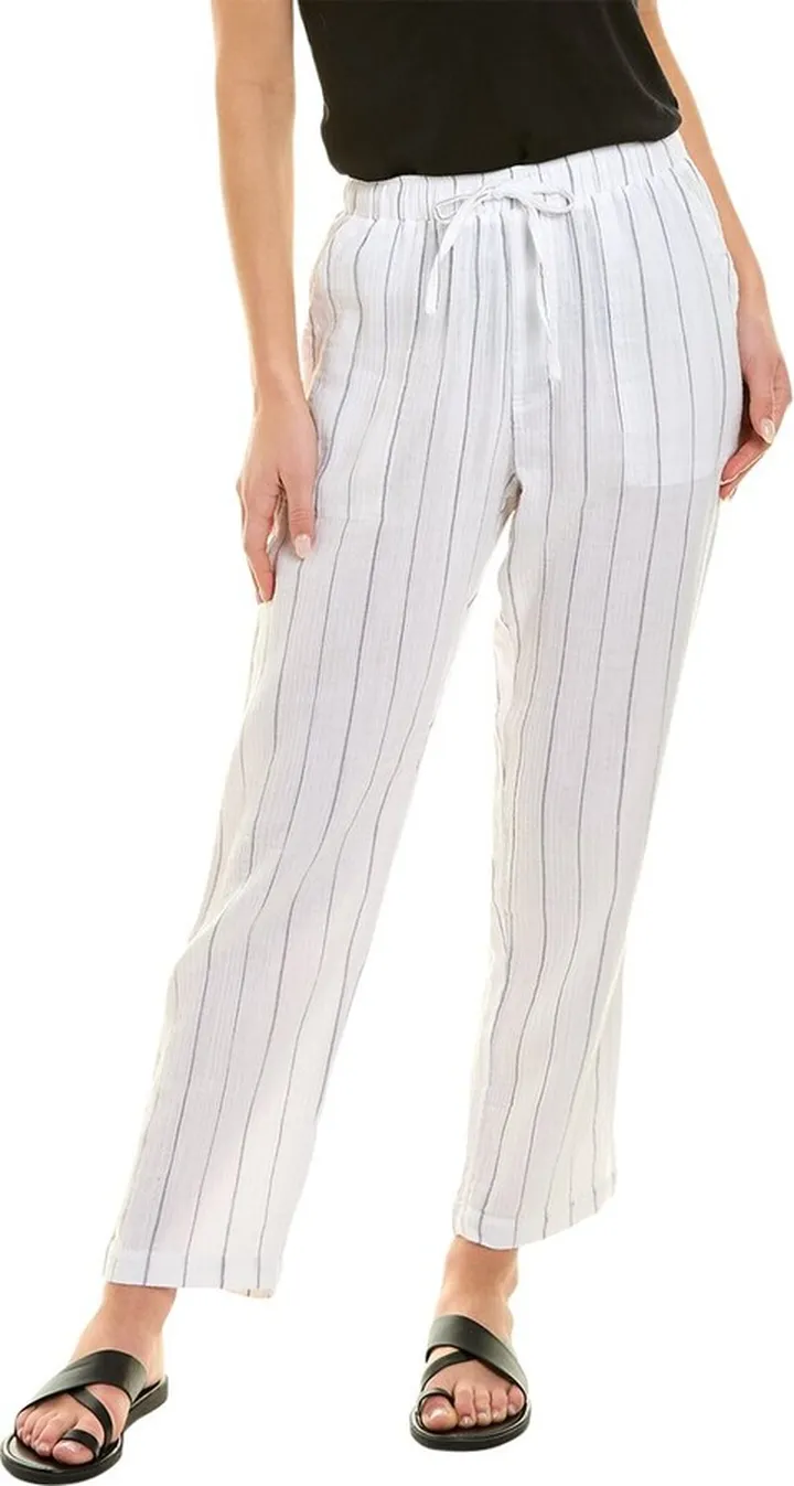 Monrow Pinstripe Gauze Pant