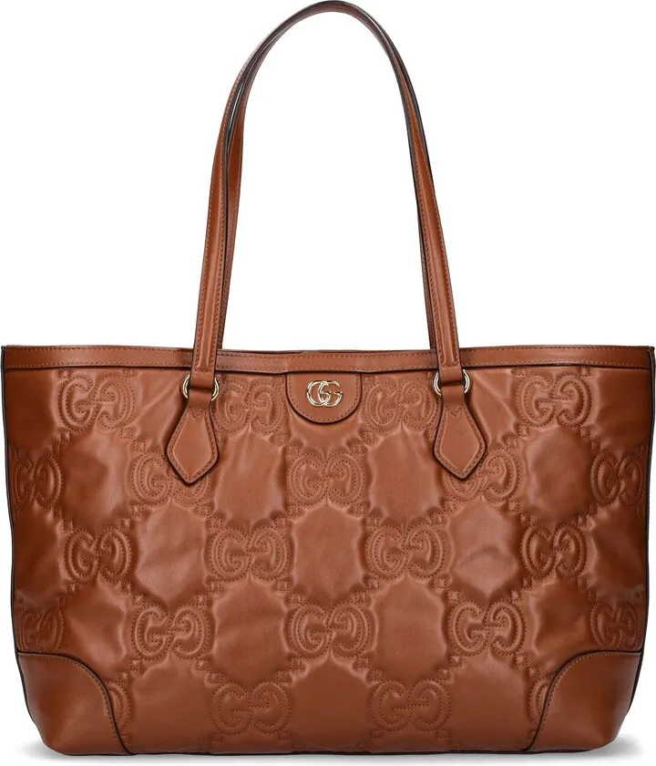 Ophidia GG matelassé leather tote bag