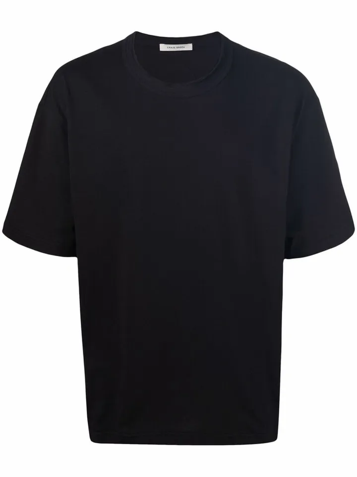 rear logo-plaque T-shirt