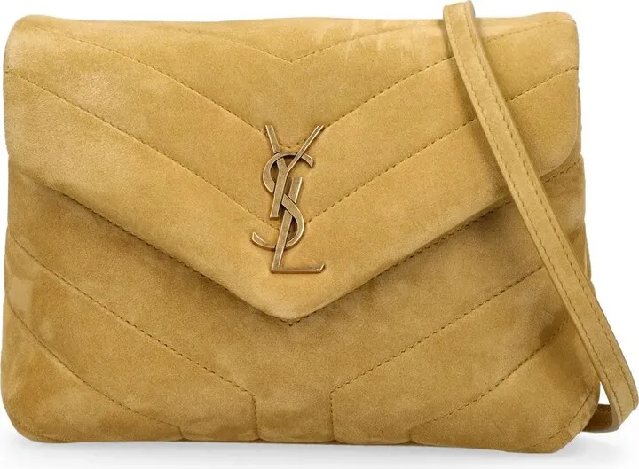 Toy Loulou suede shoulder bag