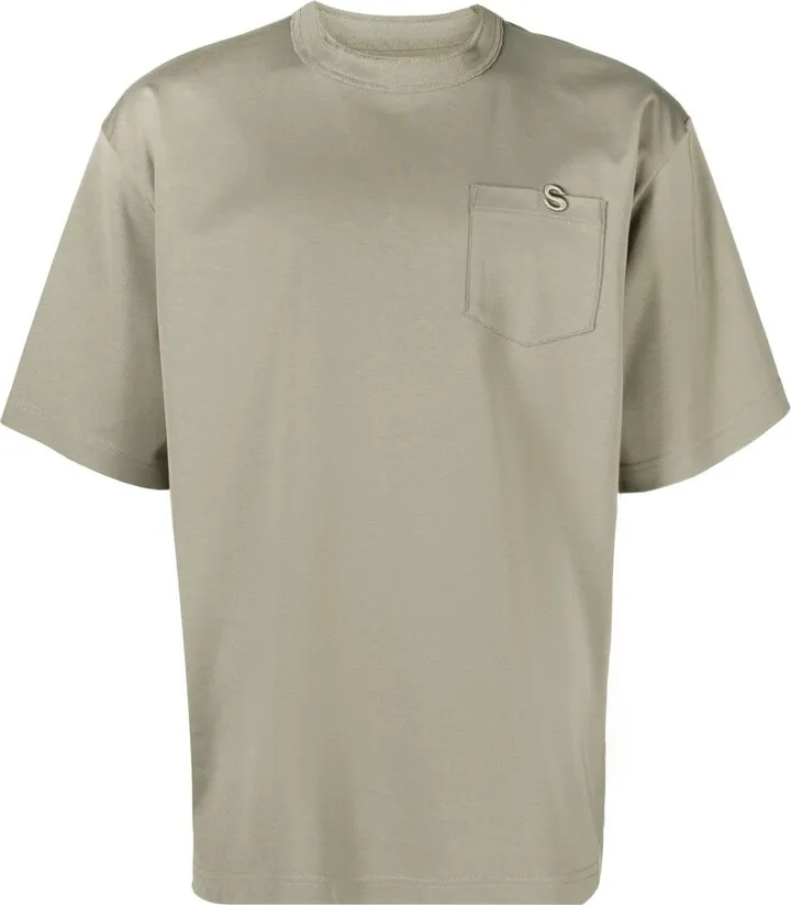embroidered-logo short-sleeve T-shirt