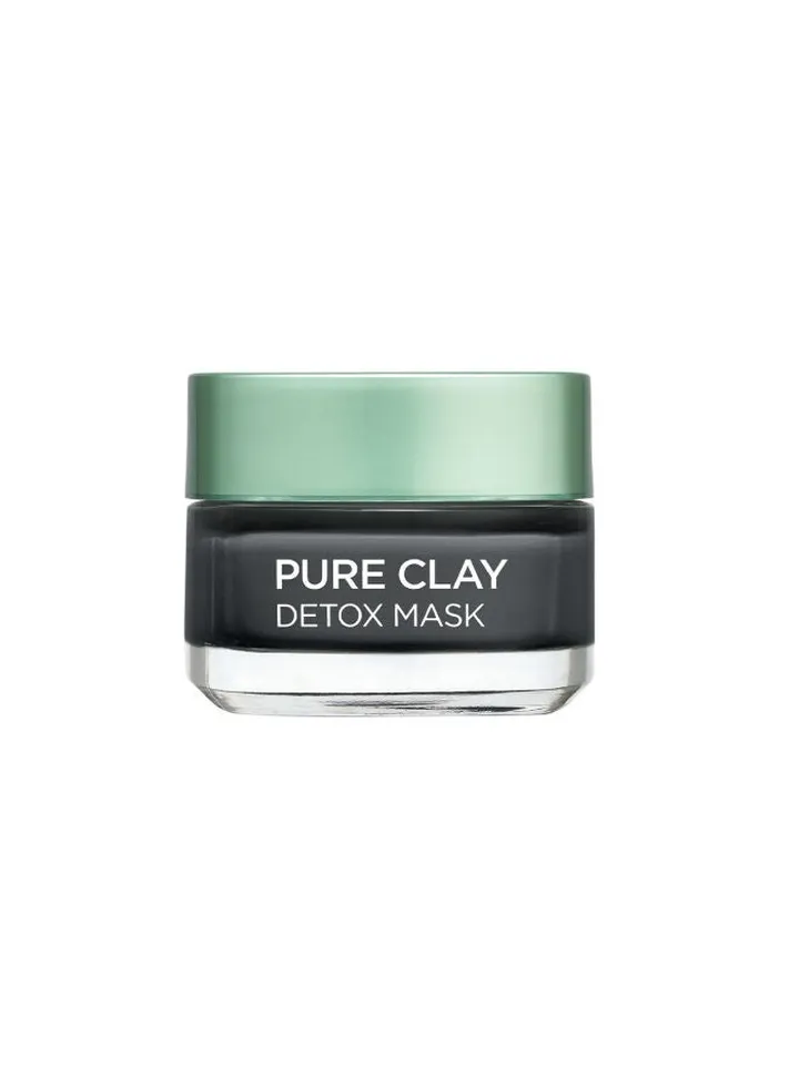 Detoxify Pure Clay Mask With Charcoal Grey 50ml