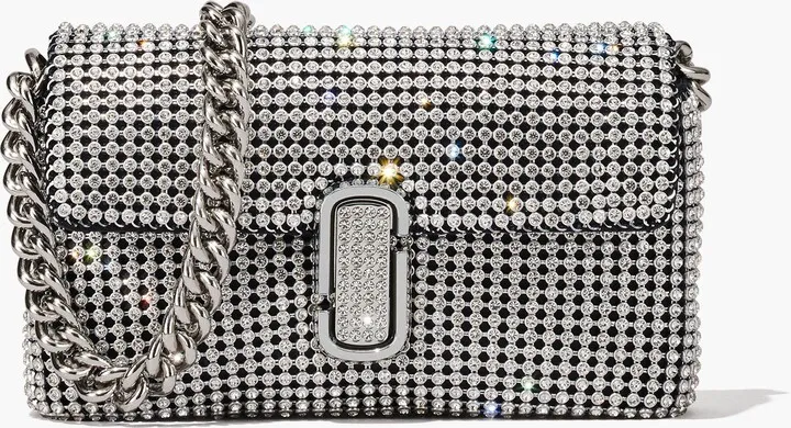 The Rhinestone J Marc Mini Shoulder Bag - Crystals