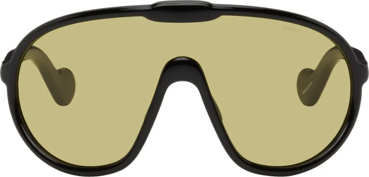 Moncler Black & Yellow Halometre Sunglasses