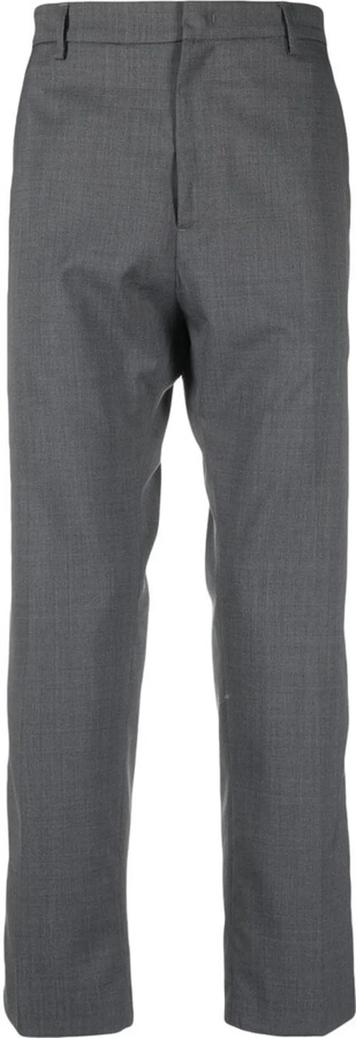 Straight-Leg Cropped Trousers