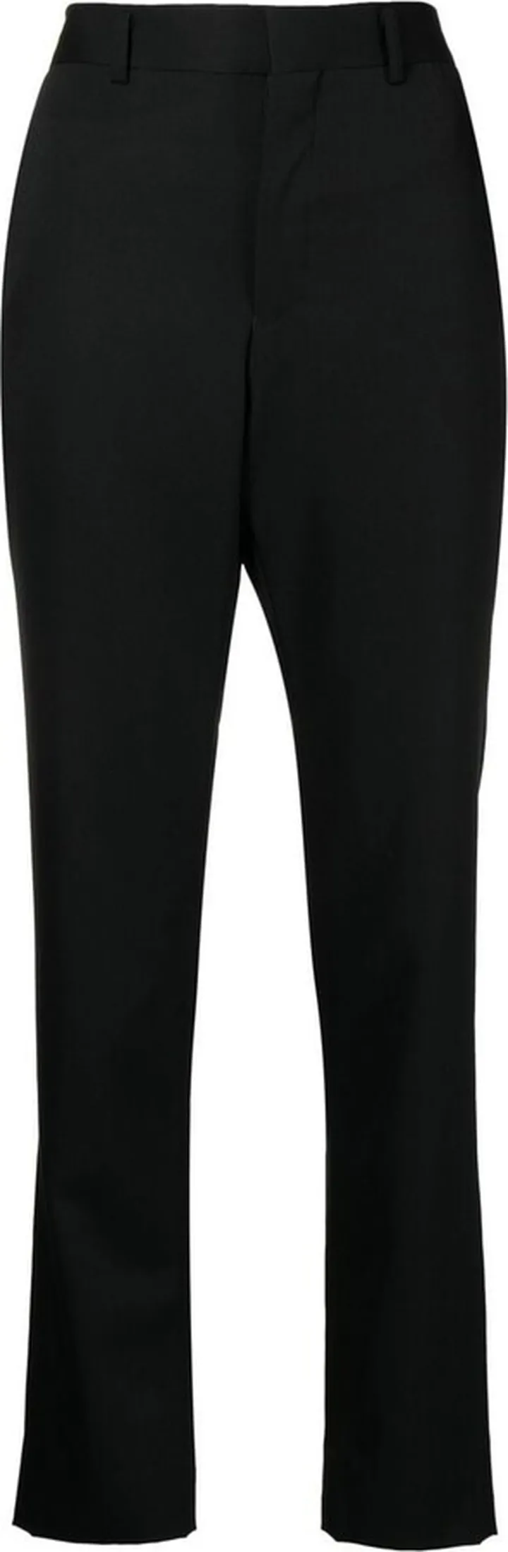 High-Waisted Straight-Leg Trousers
