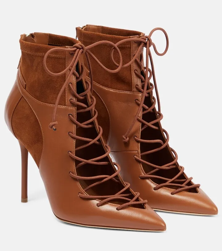 Montana 100 leather lace-up boots