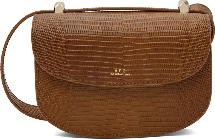 A.P.C. Brown Mini Geneve Bag