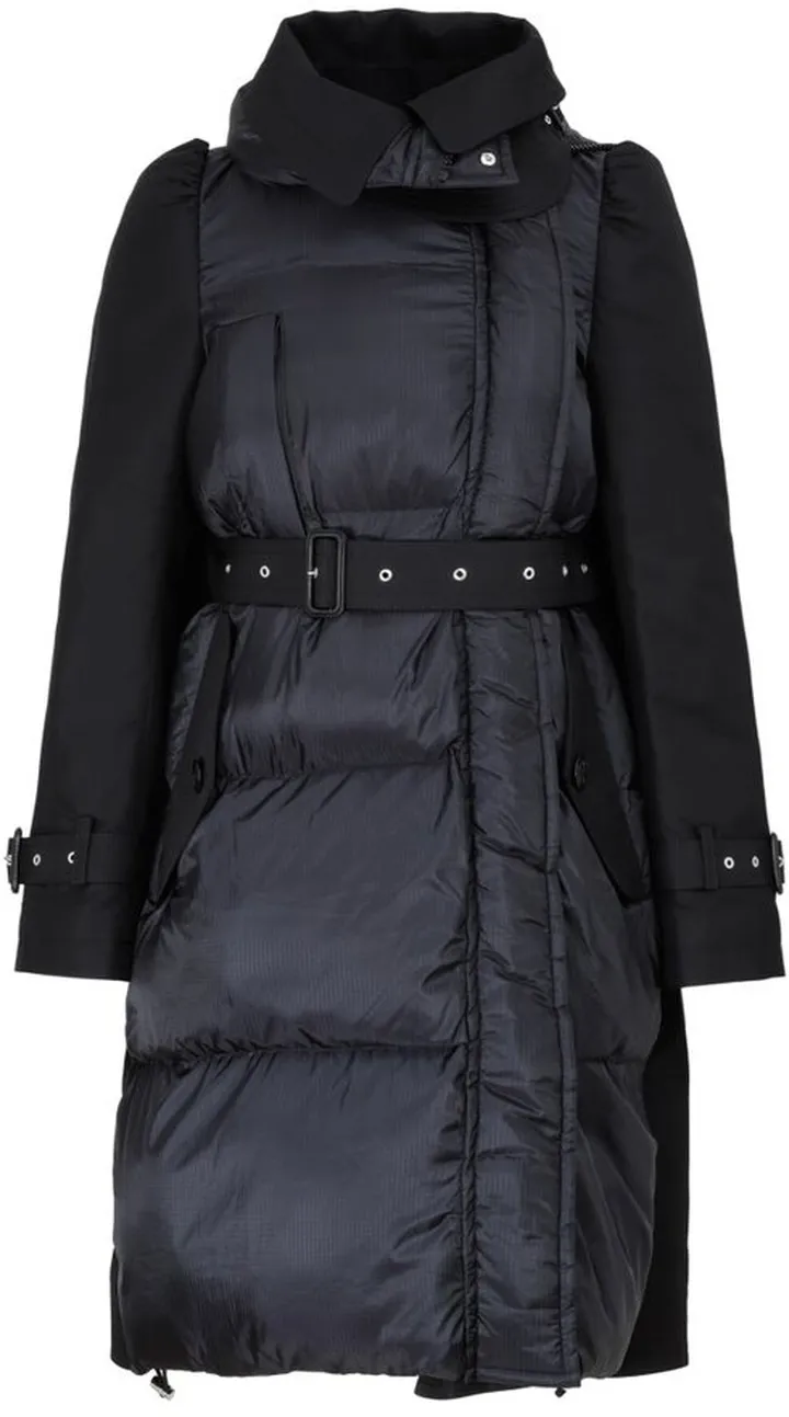 Sacai Belted Puffer Trench Coat