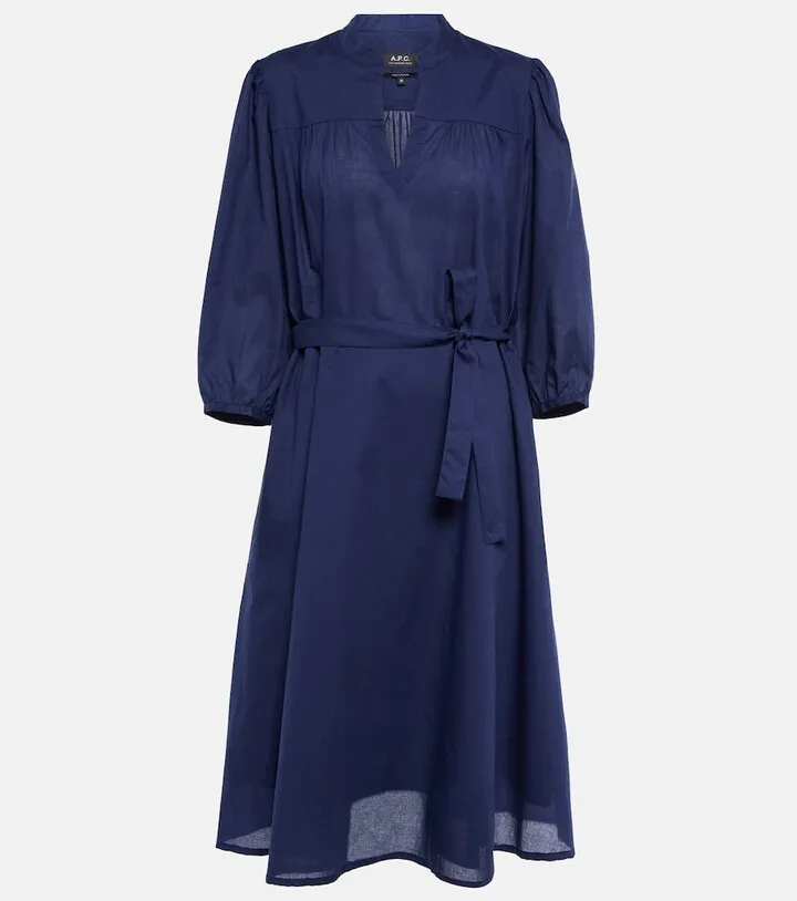 Alanna cotton midi dress