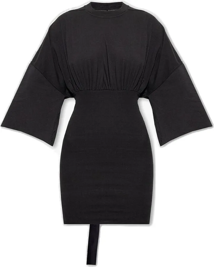 Rick Owens DRKSHDW Cinched Tommy Mini Dress