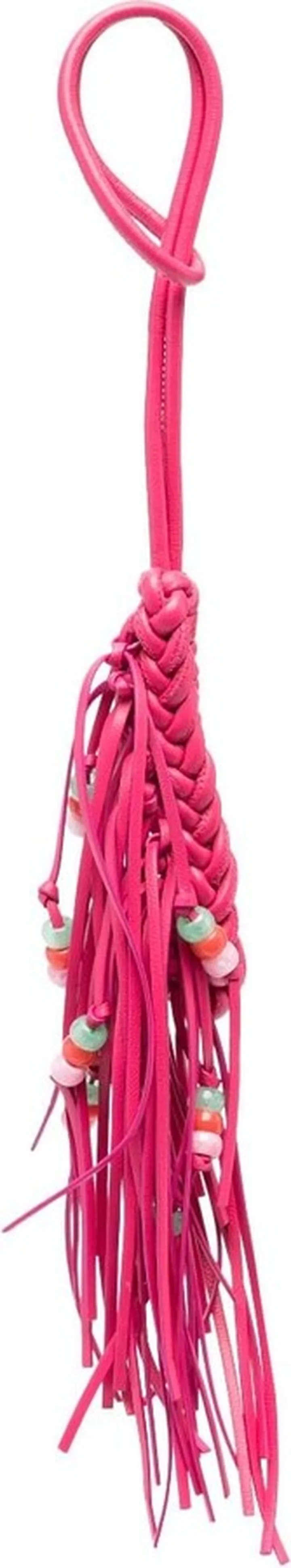 Scoubidou leather charm