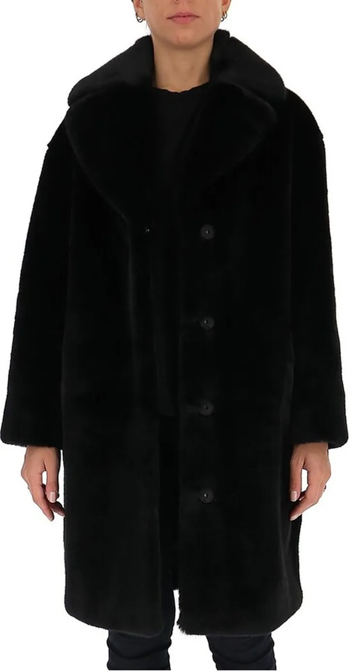 Stand Studio Camille Faux Fur Teddy Coat
