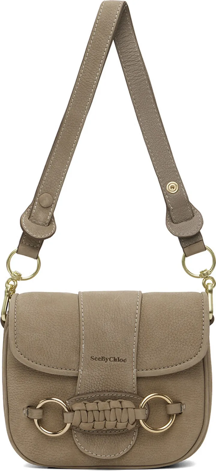 See by Chloé Taupe Saddie Satchel Bag