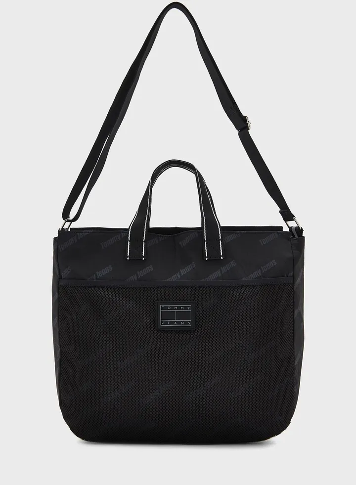 Skater Top Handle Tote Bag