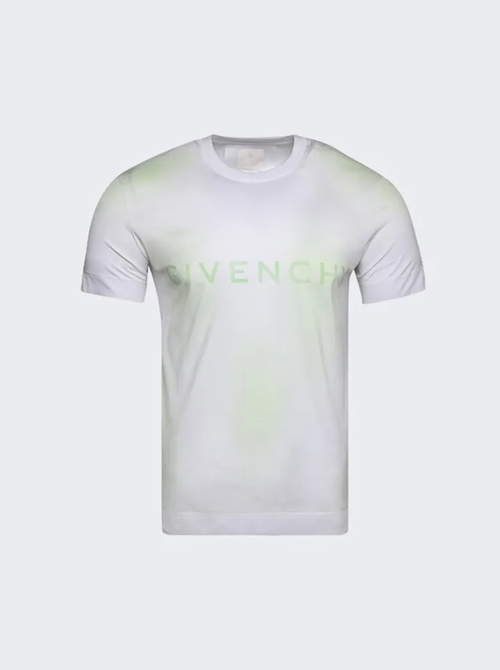 Slim Fit T-Shirt White and Green