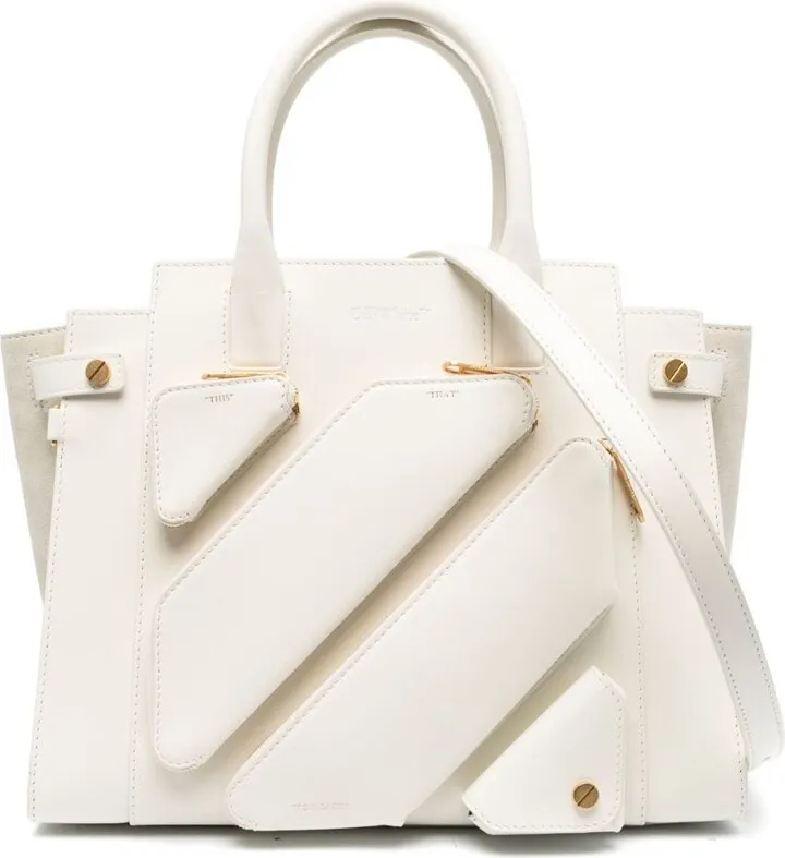 large City leather tote bag