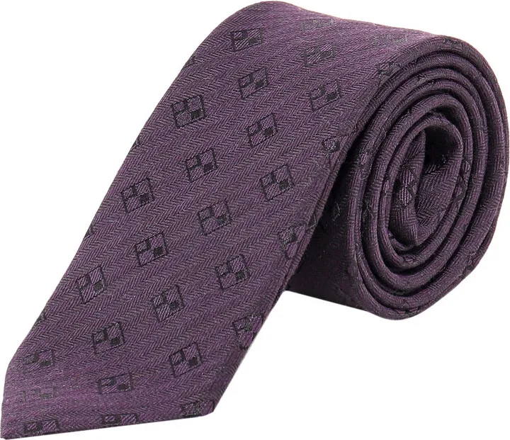Wool and silk tie
