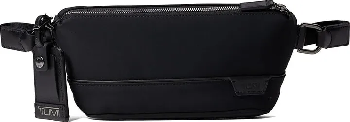 Tumi Daven Waist Pack (Black) Handbags