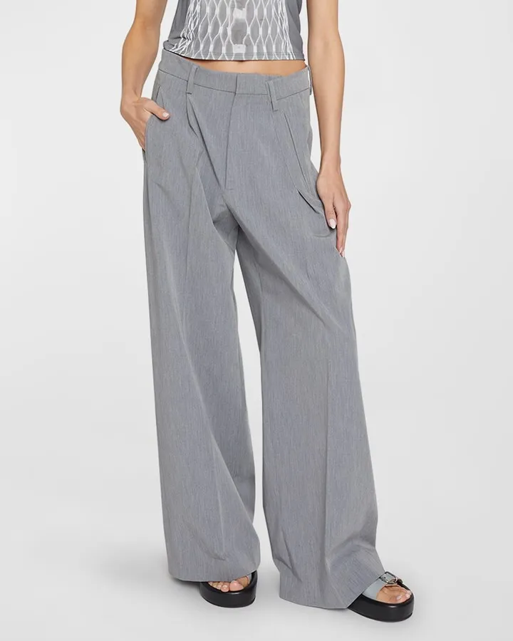 Baggy Wide-Leg Pants