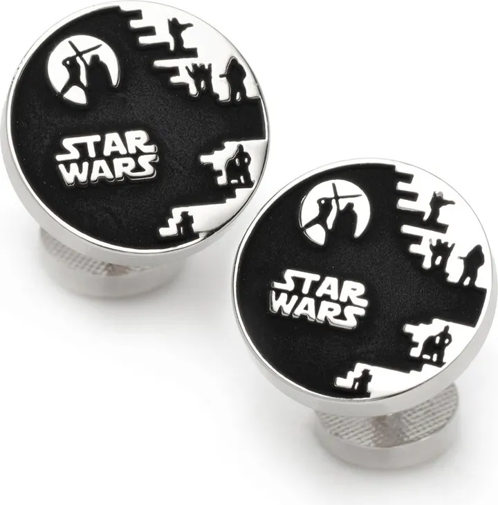 Death Star Icon Cuff Links