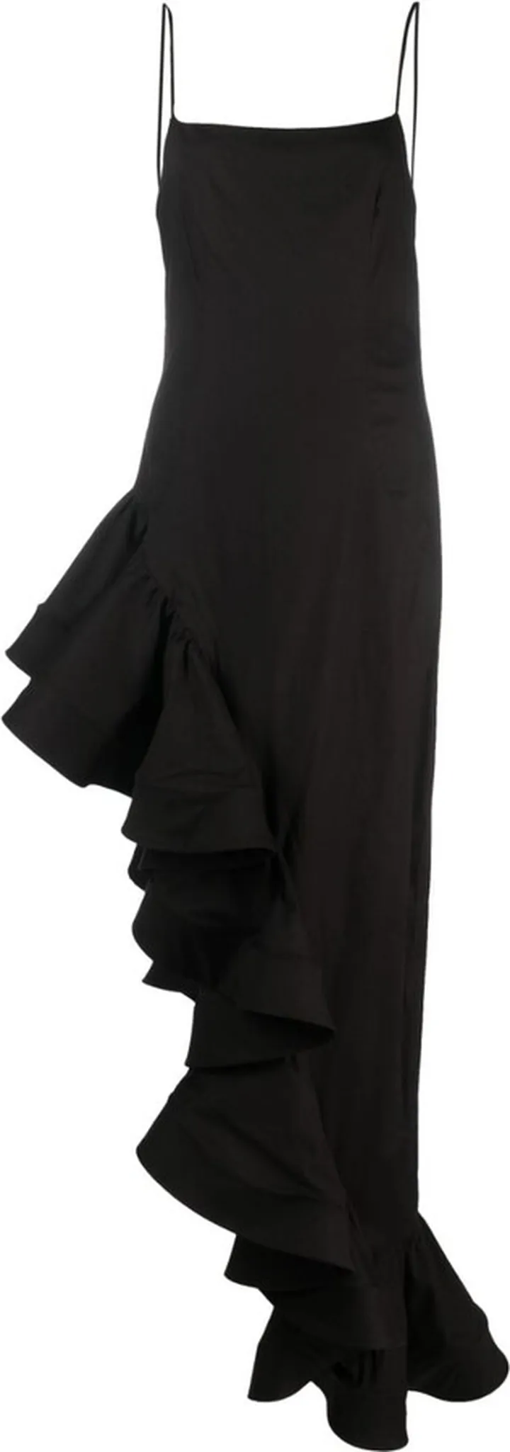 Ruffled Asymmetric Dress