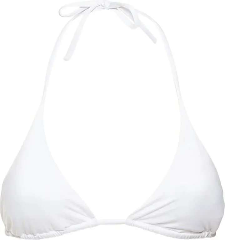 Jersey triangle bikini top