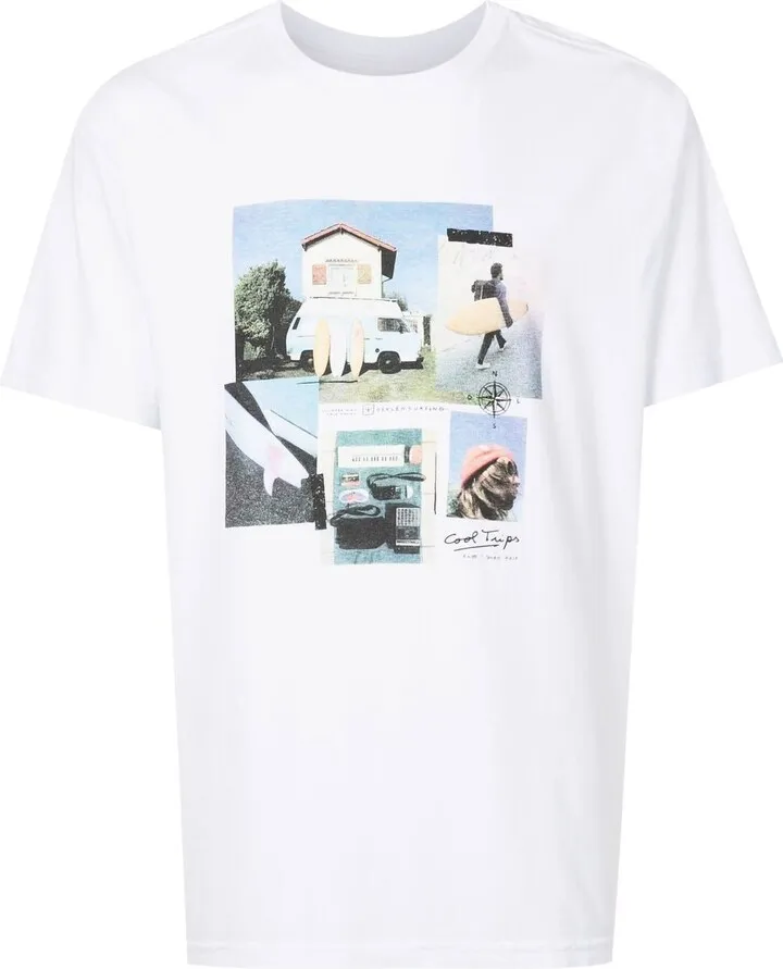 photograph-print cotton T-shirt