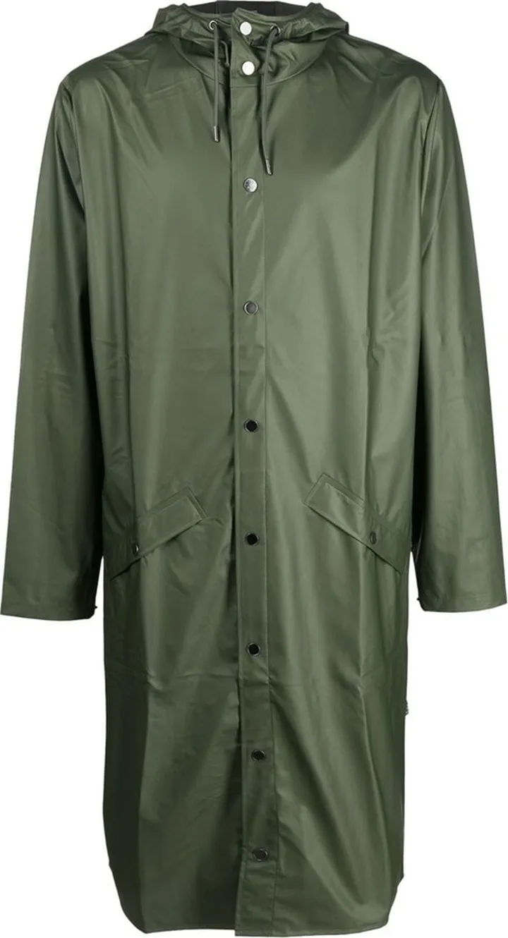 Drawstring Hood Raincoat