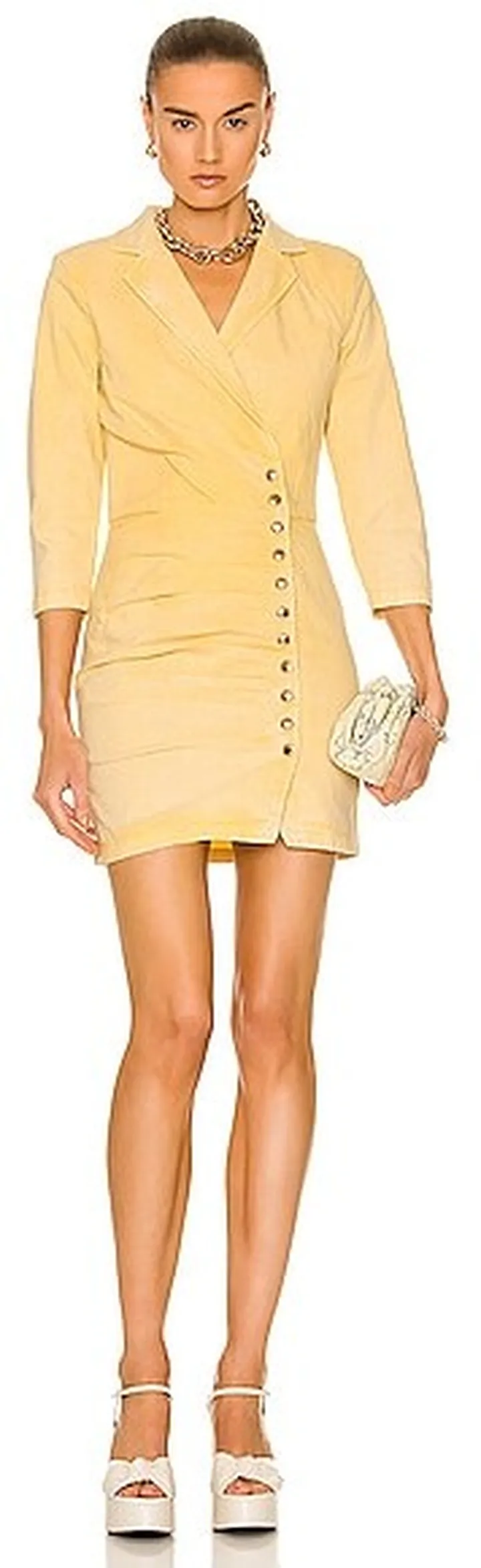 retrofete Willa Dress in Yellow