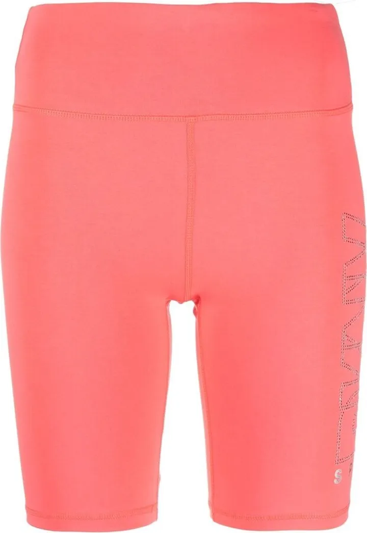 DKNY- Rhinestone Outline Logo Bike Shorts