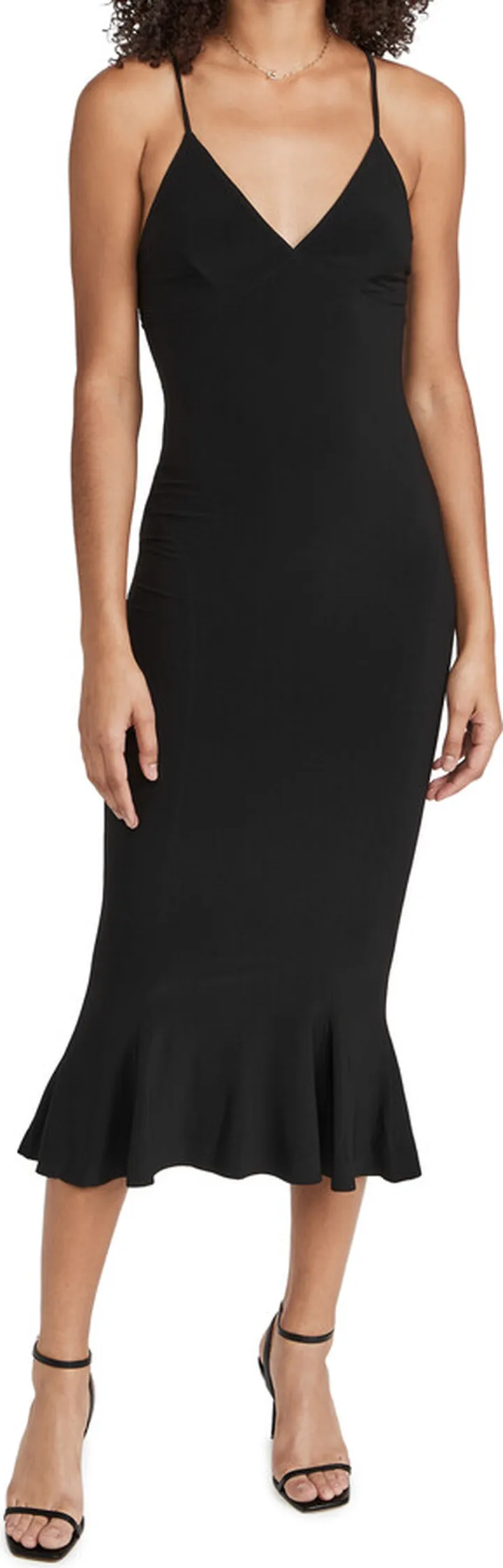 Norma Kamali Slip Fishtail Dress