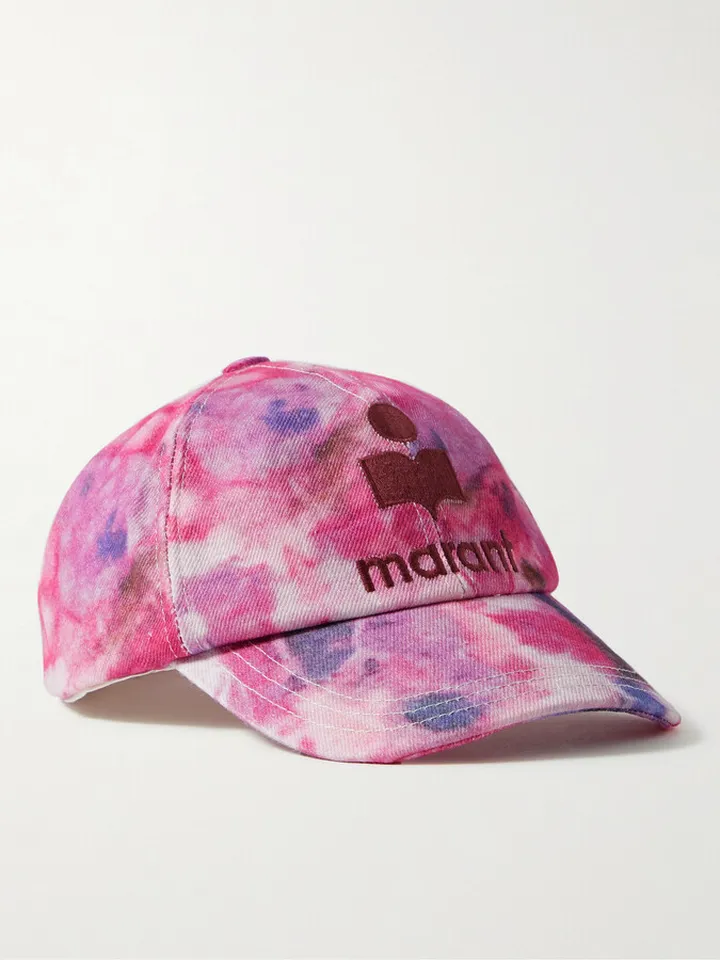 Logo-Embroidered Tie-Dyed Cotton-Twill Baseball Cap