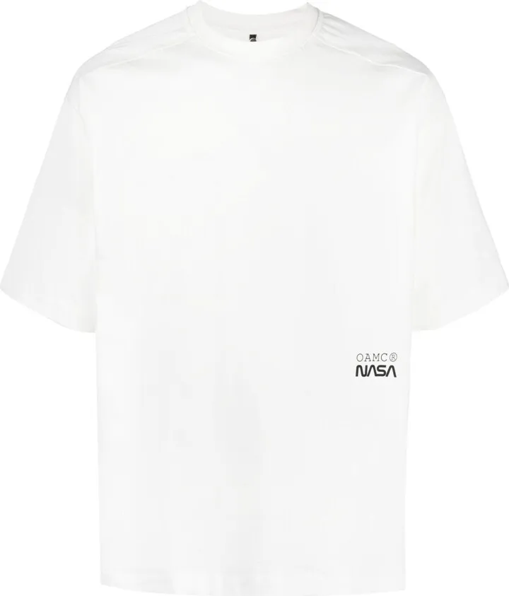 x Nasa moon-print short-sleeve T-shirt