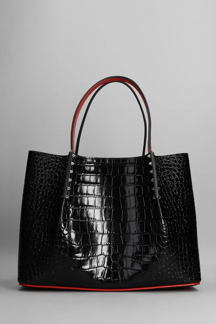 Cabarock Tote In Black Leather