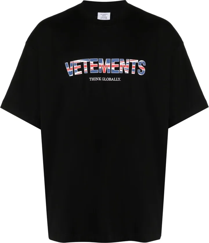 logo-print cotton T-shirt