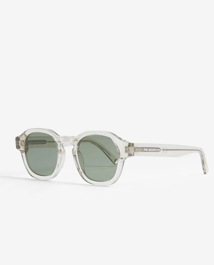 Transparent gray sunglasses