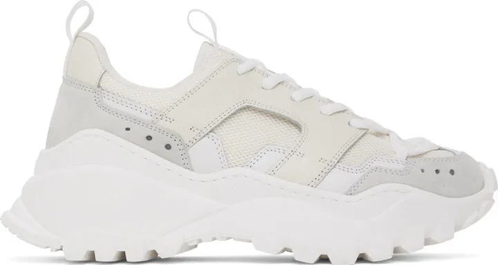 AMI Alexandre Mattiussi White Lucky 9 Sneakers
