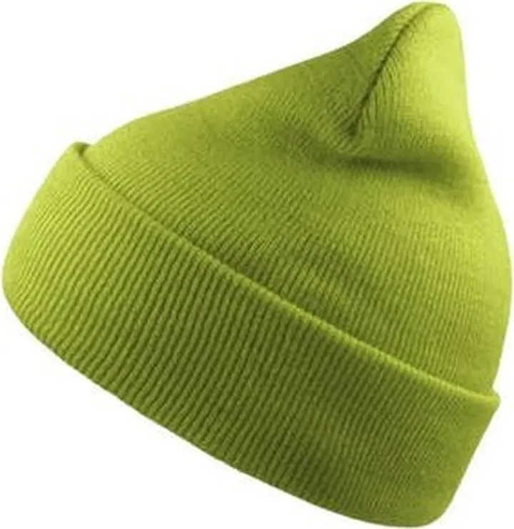 Atlantis Wind Double Skin Beanie With Turn Up - Burgundy Melange