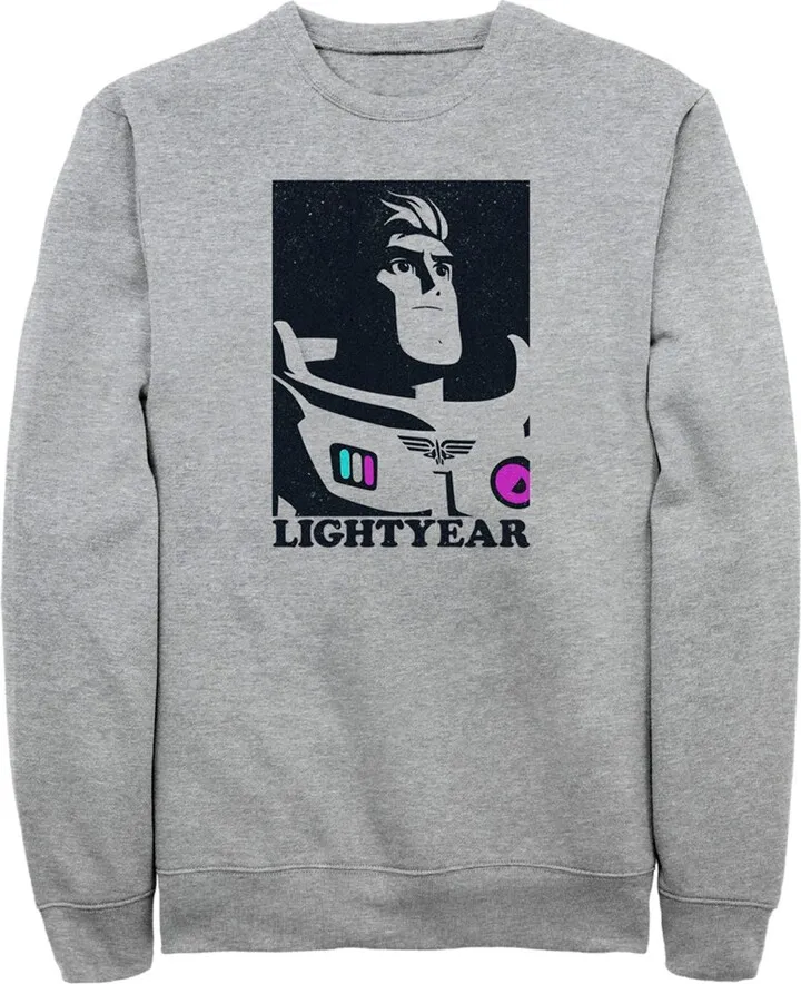 Men's Lightyear Buzz Poster Sweatshirt - Athletic Heather - 2X Large