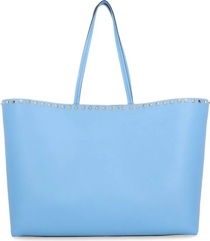 Valentino Garavani Rockstud Logo Detailed Shoulder Bag
